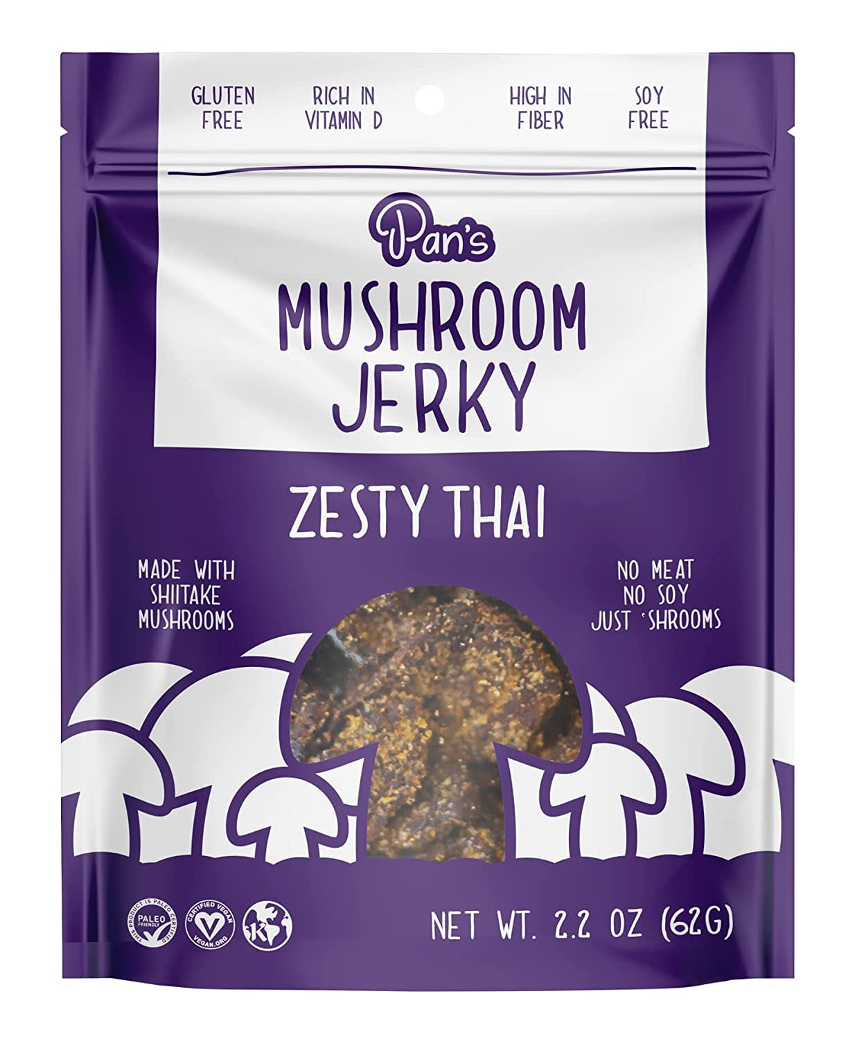 JERKY MUSHRM ZESTY THAI Pack of 6