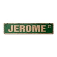 thumbnail image 1 of JEROME Vintage Plastic Street Sign Childrens Name Room Sign | Indoor/Outdoor |  36" Wide, 1 of 4