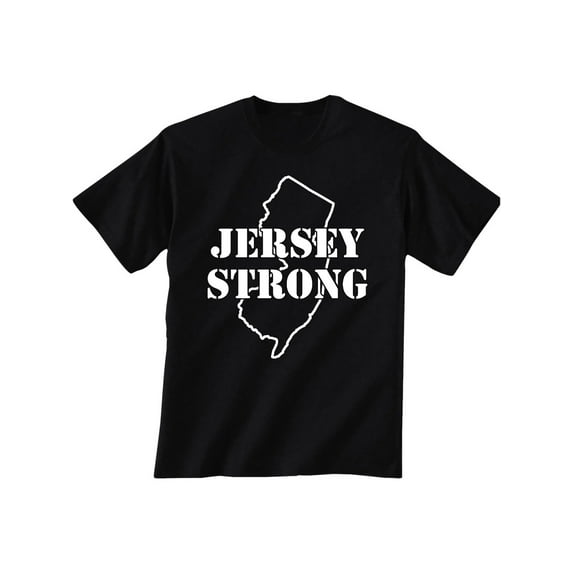JERSEY STRONG Short Sleeve T-Shirt in black