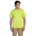thumbnail image 1 of JERZEES 29P ADULT 5.6 OZ. DRI-POWER ACTIVE POCKET T-SHIRT, Safety Green, L, Pack Of 3, T-Shirts, 1 of 1