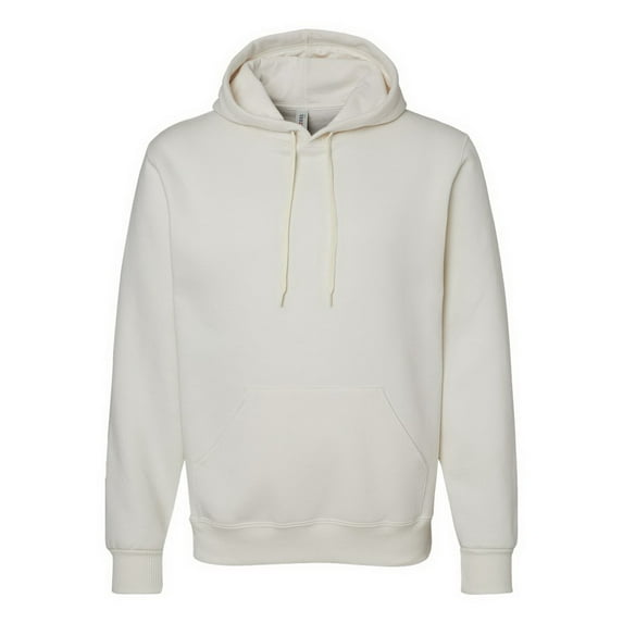 JERZEES 700MR Premium Eco Blend Ringspun Hooded Sweatshirt-Sweet Cream Heather-XS