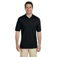 thumbnail image 1 of JERZEES ADULT JERSEY POLO WITH SPOTSHIELD (BLACK) (2XLARGE), 1 of 1