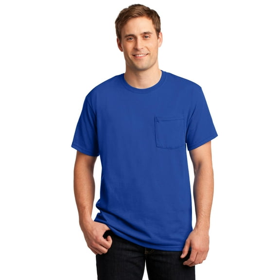 JERZEES ® - Dri-Power ® 50/50 Cotton/Poly Pocket T-Shirt. 29MP