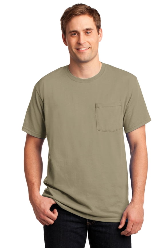 ® - Dri-Power ® 50/50 Cotton/Poly Pocket T-Shirt. 29MP