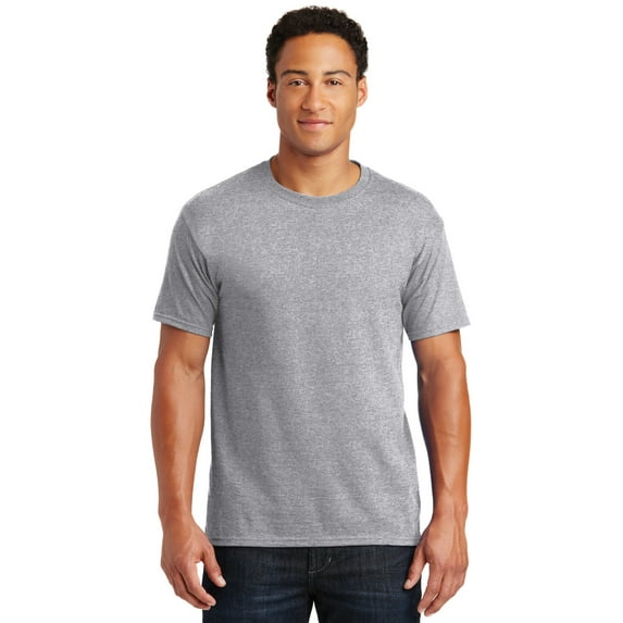 JERZEES - Dri-Power 50/50 T-Shirt - 29MR, Athletic Heather, 2X, Pack Of 2, Mens T-Shirts