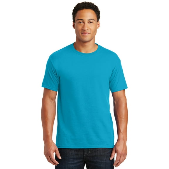 JERZEES - Dri-Power 50/50 T-Shirt - 29MR, California Blue, L, Pack Of 2, Mens T-Shirts