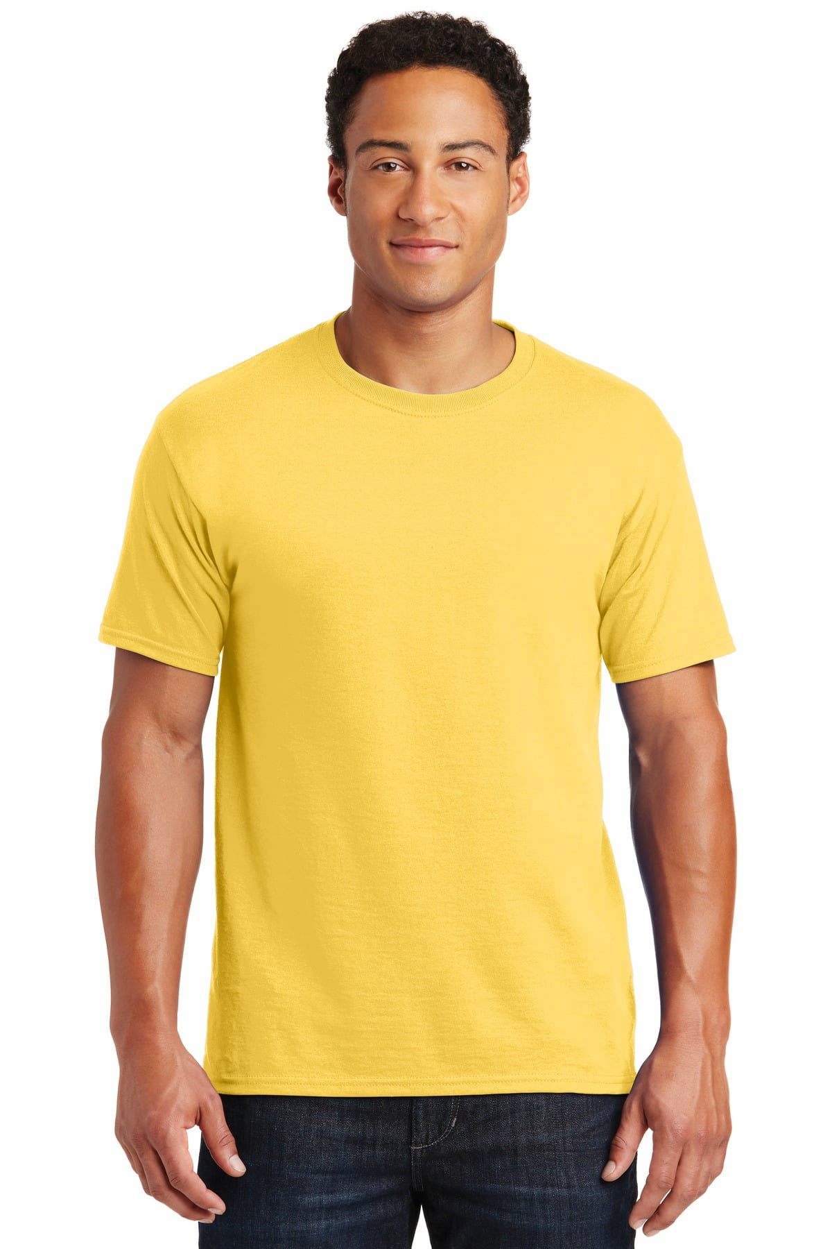 T-shirt Homme JERZEES Dri-Power 50/50 - Pré-rétréci, Manches Courtes, Tailles Jusqu'à 5XL, Modèle 29MR