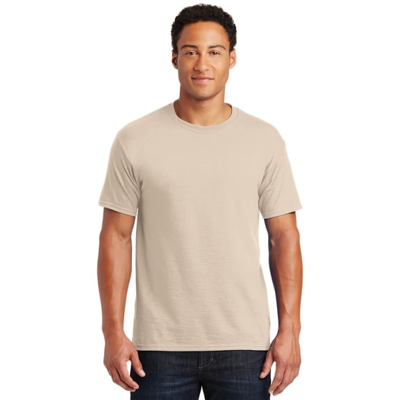 JERZEES - Dri-Power 50/50 T-Shirt - 29MR, Sandstone, 2X, Pack Of 2, Mens T-Shirts