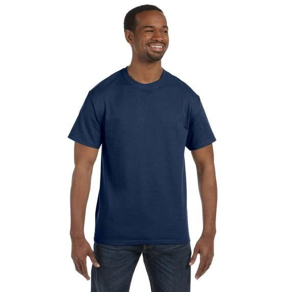 JERZEES - Dri-Power 50/50 T-Shirt - 29MR, VINTAGE HTH NAVY, XL, Pack Of 2, Mens T-Shirts