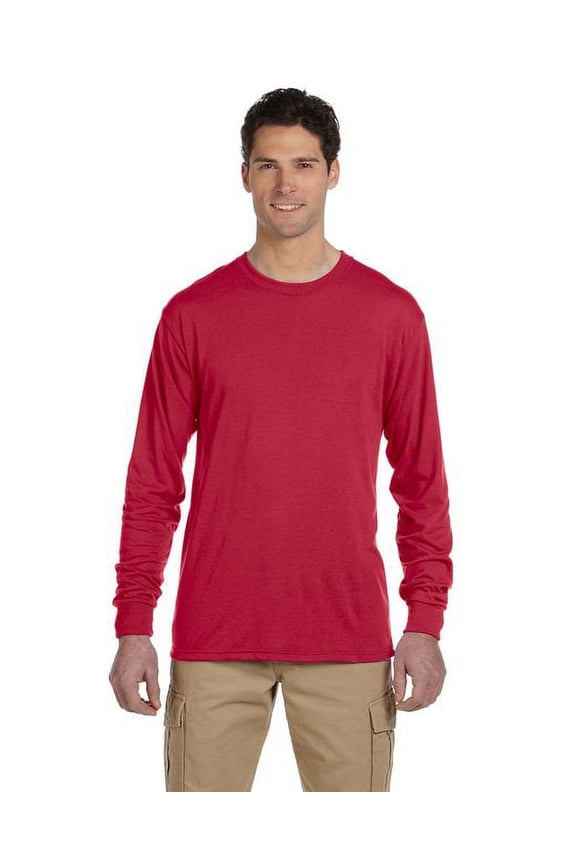 Dri-Power® Performance Long Sleeve T-Shirt M True Red
