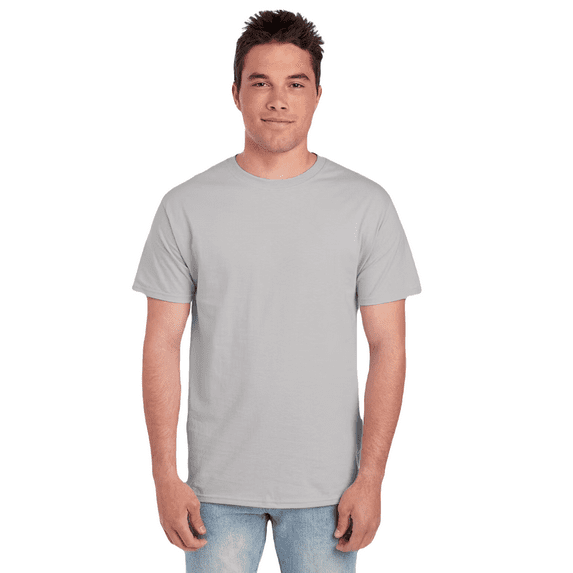 JERZEES Dri-Power Performance T-Shirt, Pure Polyester, Lightweight Sports T-Shirt, Silver, 3XL