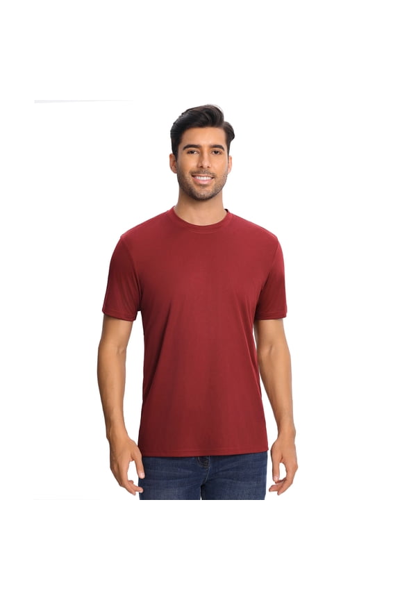 Dri-Power Performance T-Shirt, Pure Polyester, Lightweight Sports T-Shirt, True Red, 3XL