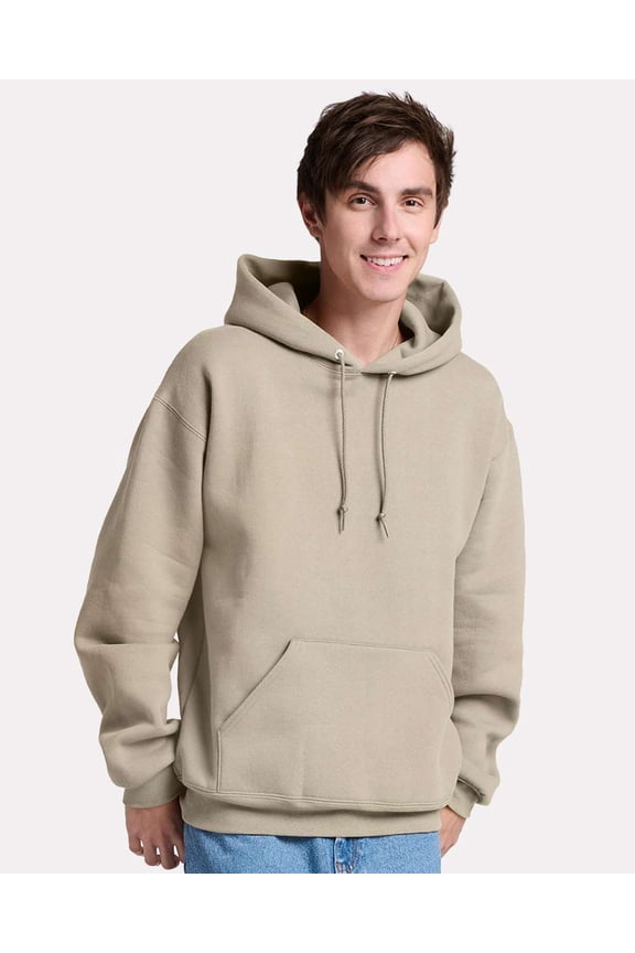 H12MR Rugged Hooded Sweatshirt-Putty-3XL