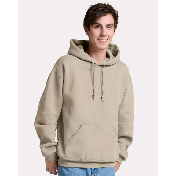 JERZEES H12MR Rugged Hooded Sweatshirt-Putty-XL