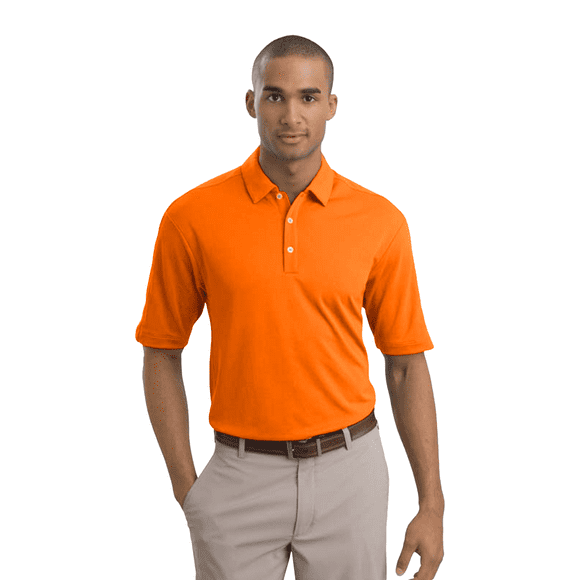 JERZEES Hi-Vis Dri-Power Polo Shart, 50/50 cotton/poly Safety Orange jersey Man's Polo Tee Size-S