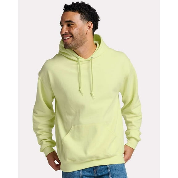 JERZEES IC49MR Ultimate CVC Hooded Sweatshirt-Celery Juice-XL