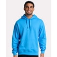 thumbnail image 1 of JERZEES IC49MR Ultimate CVC Hooded Sweatshirt-Soul Blue Heather-M, 1 of 6