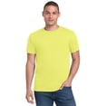 thumbnail image 1 of JERZEES Men Dri-Power 50/50 High Visibility T-Shirt, Short Sleeve Crew Neck, Safety Neon Yellow, 2XL, 1 of 6