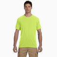 thumbnail image 1 of JERZEES Men's Hi-Vis Dri-Power T-Shirt, 100 Percent Polyester, Safety Green, 1 Pack, Size S, 1 of 6