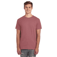 thumbnail image 1 of JERZEES Men's Ring-Spun T-Shirt, 50/50 Cotton/Polyester, Men's Short Sleeve, Pre-Shrunk, Heather Mauve, S, 1 of 4
