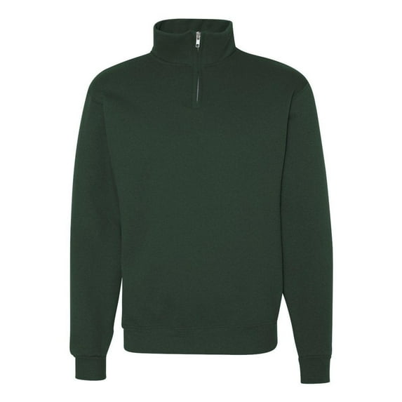 JERZEES Nublend Cadet Collar Quarter-Zip Sweatshirt