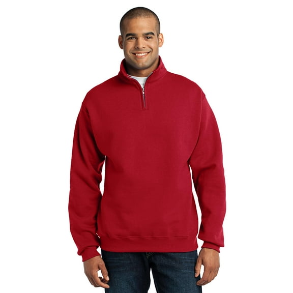 JERZEES ® - NuBlend ® 1/4-Zip Cadet Collar Sweatshirt. 995M