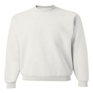 Jerzees Men's and Big Men's Fleece Crew Neck Sweatshirt, Up to Size 3XL ...