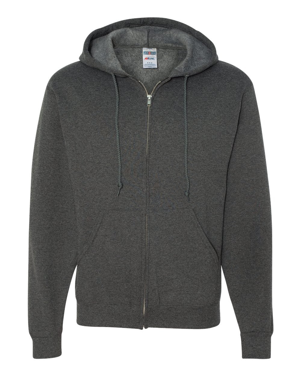 Jerzees zip up hoodie top