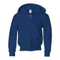 thumbnail image 1 of JERZEES NuBlend Youth Full-Zip Hooded Sweatshirt, 1 of 4