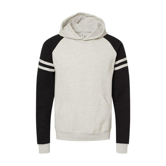 JERZEES Nublend Varsity Colorblocked Raglan Hooded Sweatshirt