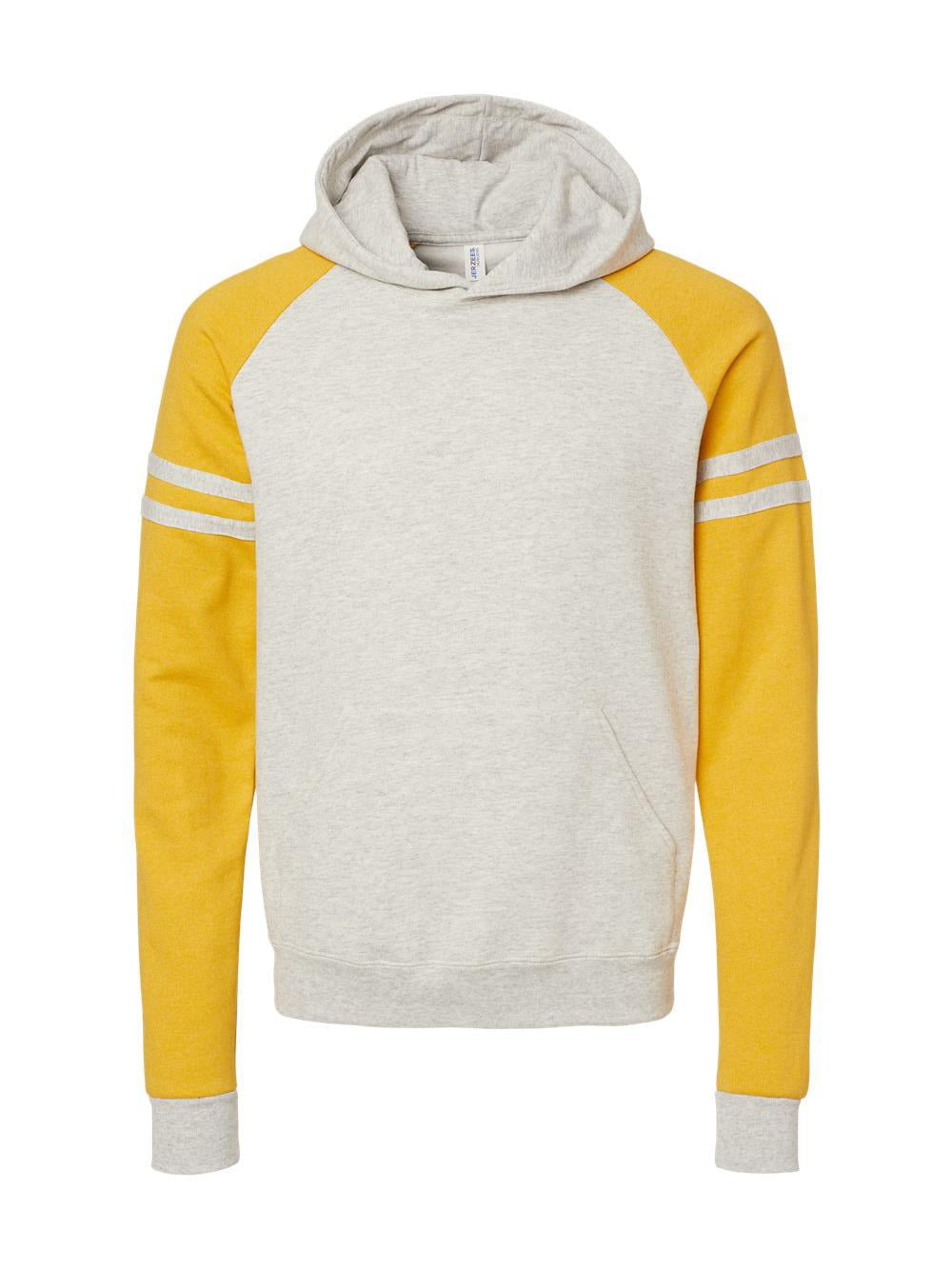 JERZEES Nublend Varsity Colorblocked Raglan Hooded Sweatshirt