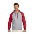 thumbnail image 1 of JERZEES - Nublend Colorblocked Raglan Hooded Sweatshirt - 96CR, 1 of 1