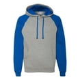 thumbnail image 1 of JERZEES Nublend® Colorblocked Raglan Hooded Sweatshirt, 1 of 5