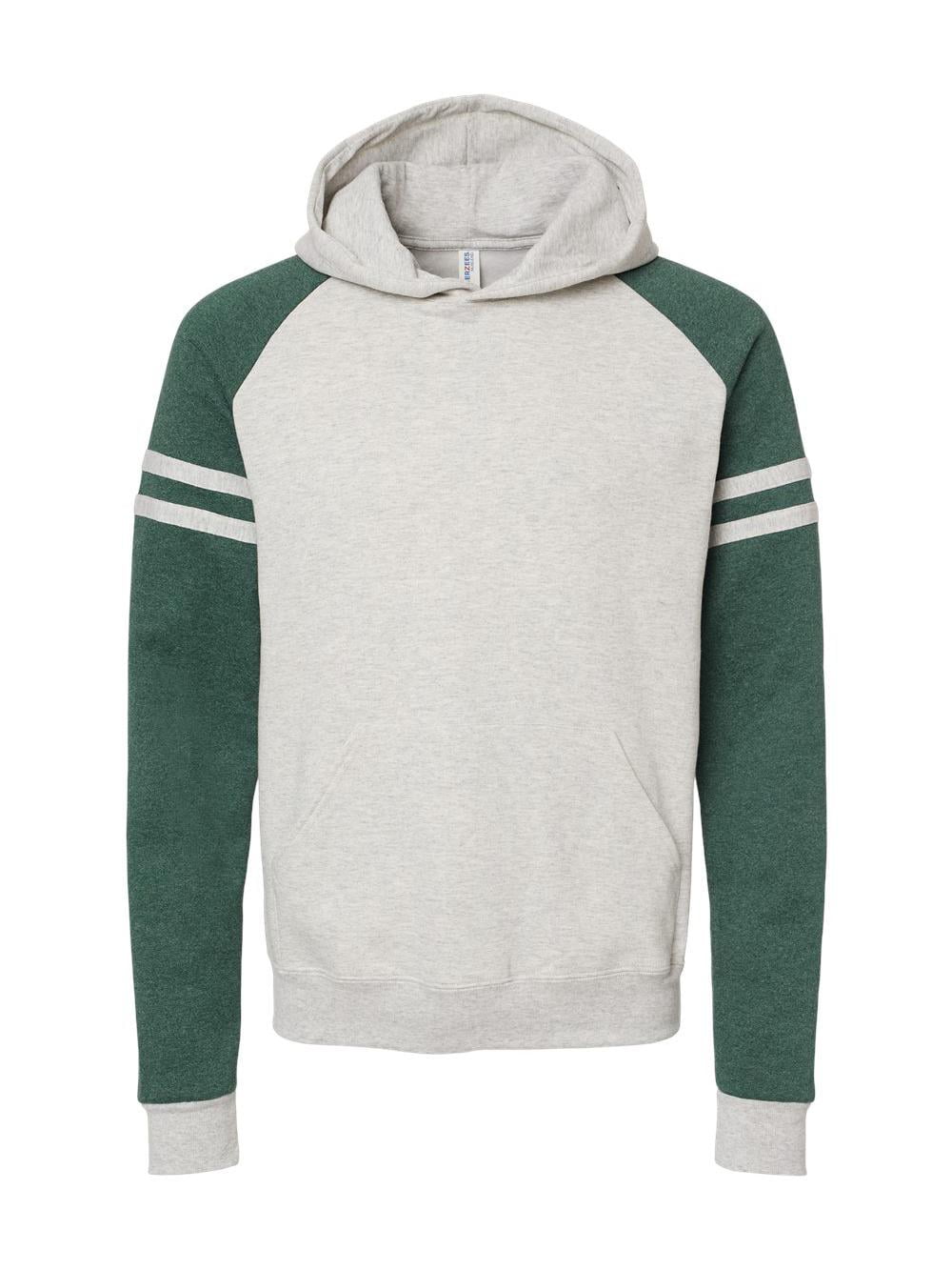 JERZEES Nublend Varsity Colorblocked Raglan Hooded Sweatshirt