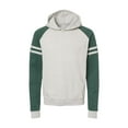 thumbnail image 1 of JERZEES Nublend Varsity Colorblocked Raglan Hooded Sweatshirt, 1 of 2