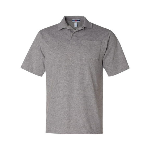 JERZEES SpotShield 50/50 Polo with Pocket