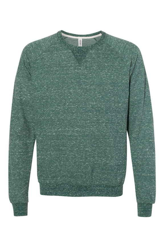 - Pink Men - Snow Heather French Terry Crewneck Sweatshirt