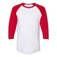 thumbnail image 1 of JERZEES Premium Blend Ringspun Three-Quarter Sleeve Raglan Baseball T-Shirt, 1 of 3