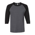 thumbnail image 1 of JERZEES Premium Blend Ringspun Three-Quarter Sleeve Raglan Baseball T-Shirt, 1 of 3