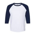 thumbnail image 1 of JERZEES Premium Blend Ringspun Three-Quarter Sleeve Raglan Baseball T-Shirt, 1 of 3