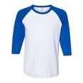 thumbnail image 1 of JERZEES Premium Blend Ringspun Three-Quarter Sleeve Raglan Baseball T-Shirt, 1 of 3