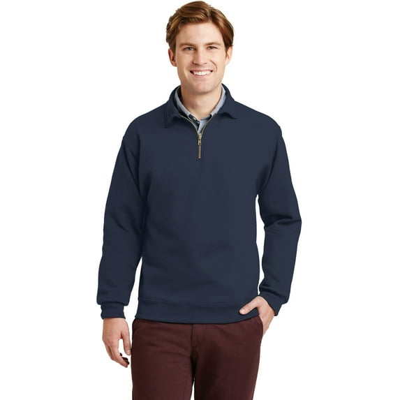 JERZEES SUPER SWEATS - 1/4-Zip Sweatshirt with Cadet Collar.