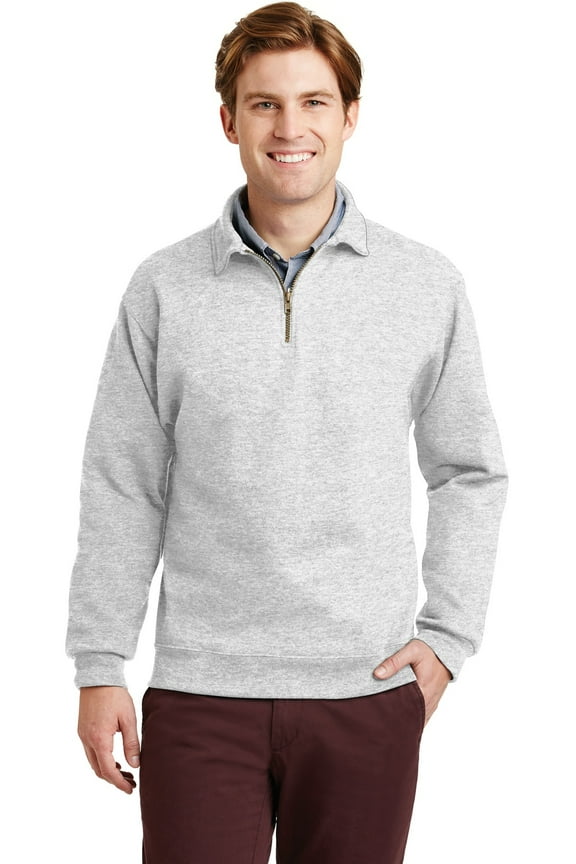 ® SUPER SWEATS ® NuBlend ® - 1/4-Zip Sweatshirt with Cadet Collar. 4528M