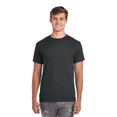 thumbnail image 1 of JERZEES Short Sleeve T-Shirt Charcoal Grey Crewneck Shirts for Men, 50/50 Cotton/polyester Single Tee, Size S, 1 of 5