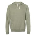 thumbnail image 1 of JERZEES - Snow Heather French Terry Raglan Hooded Sweatshirt - 90MR, 1 of 3