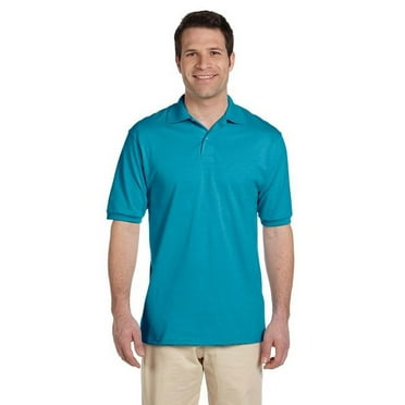 JERZEES - SpotShield 50/50 Polo - 437MSR - California Blue - Size: 2XL