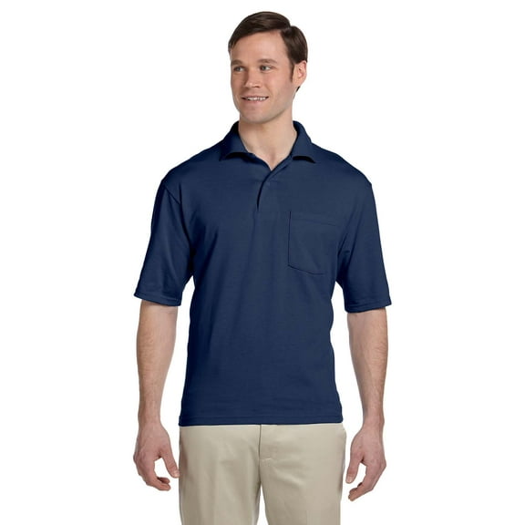 JERZEES - SpotShield 50/50 Polo with Pocket - 436MPR
