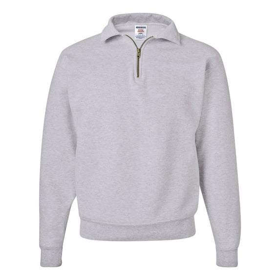 JERZEES Super Sweats NuBlend Quarter-Zip Cadet Collar Sweatshirt