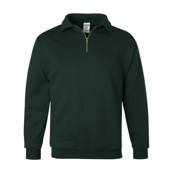 JERZEES Super Sweats NuBlend® Quarter-Zip Cadet Collar Sweatshirt