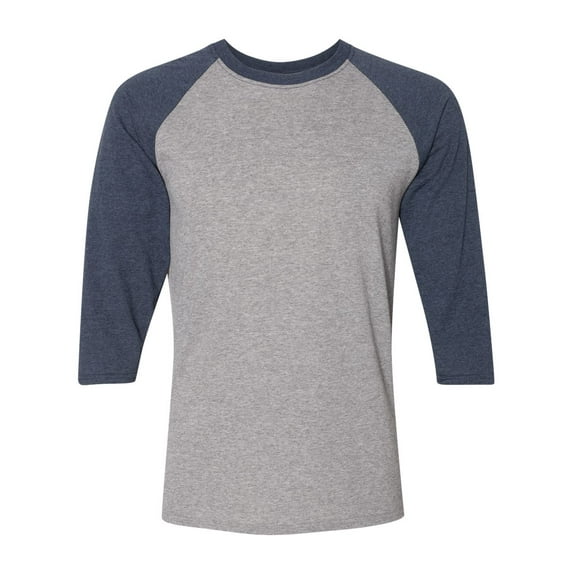 JERZEES Triblend Three-Quarter Raglan Baseball T-Shirt